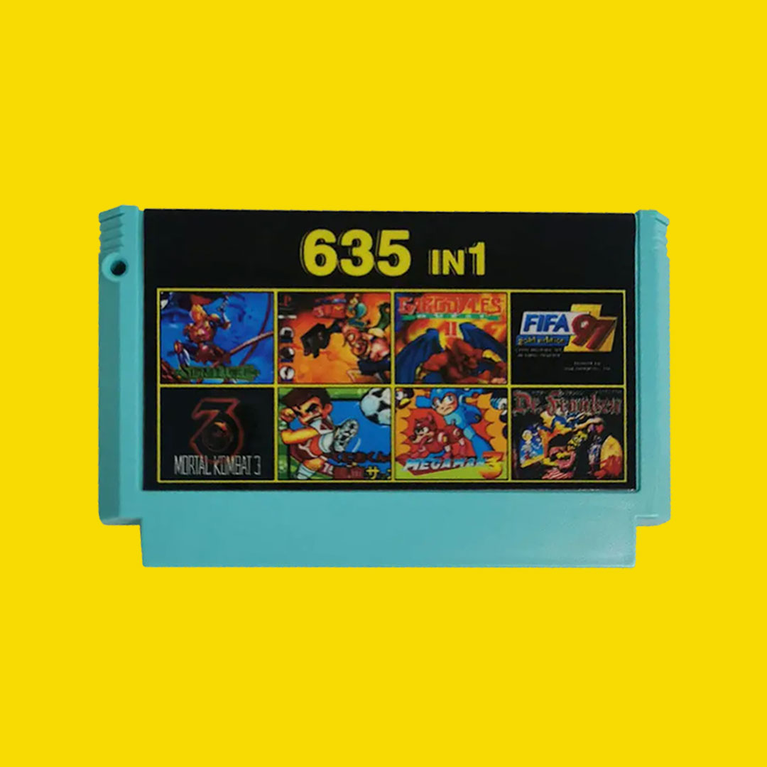 635-skyblue 635 en 1 – Famicom / Family Game - Imagen 1