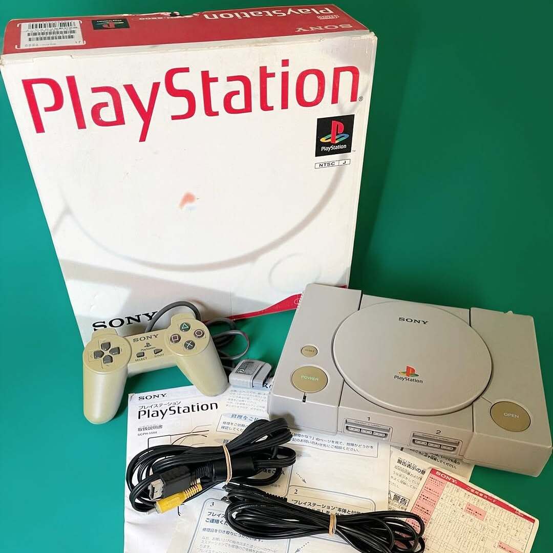 PS1-SCPH5500-3 PlayStation 1 FAT SCPH-5500 Japonesa en Caja - Imagen 1