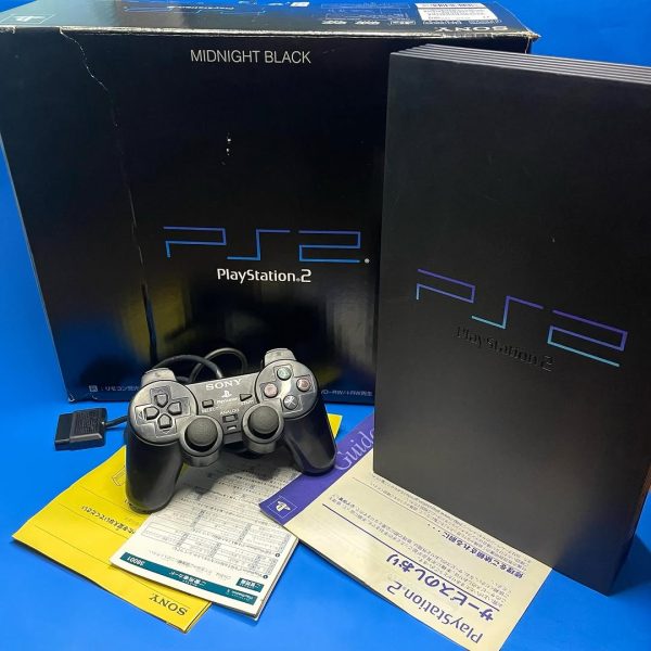 PlayStation 2 FAT Midnight Black SCPH-50000NB Japonesa en Caja